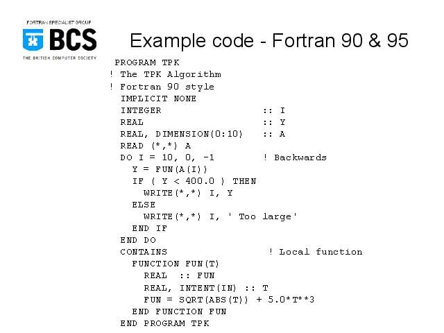 Fortran Lesson 1